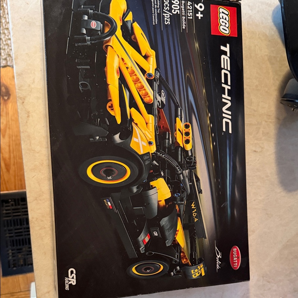 Lego Technic Yellow and Black Race Car Set